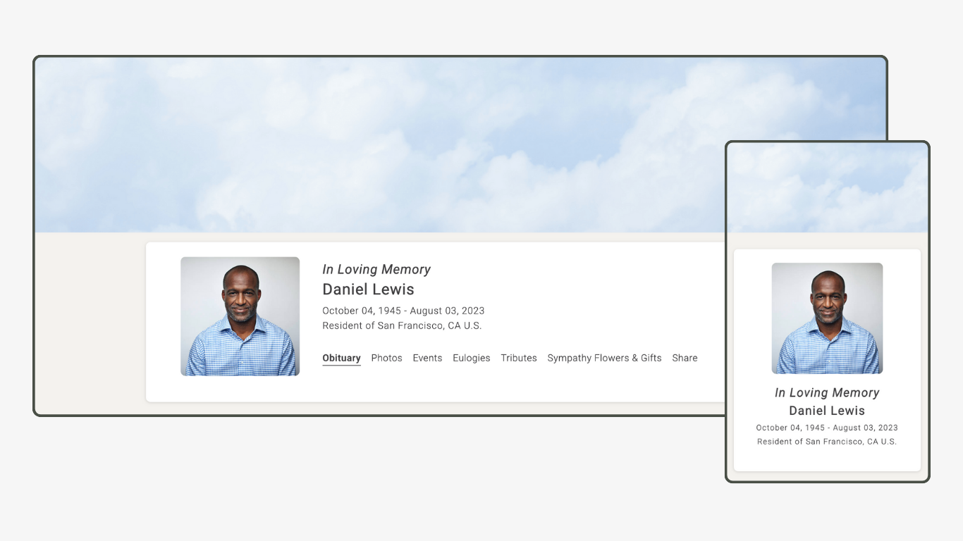 Memoria Page Design 11