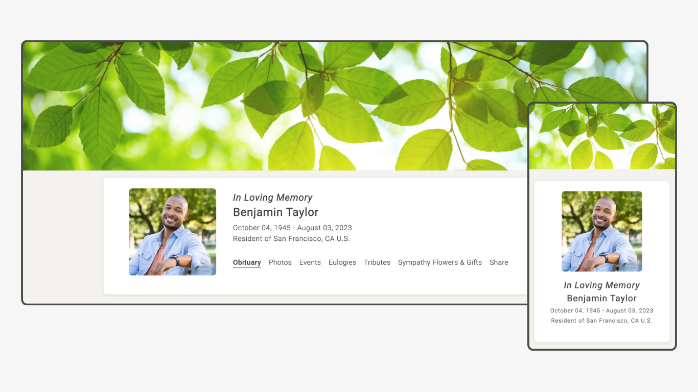 Memoria Page Design 16