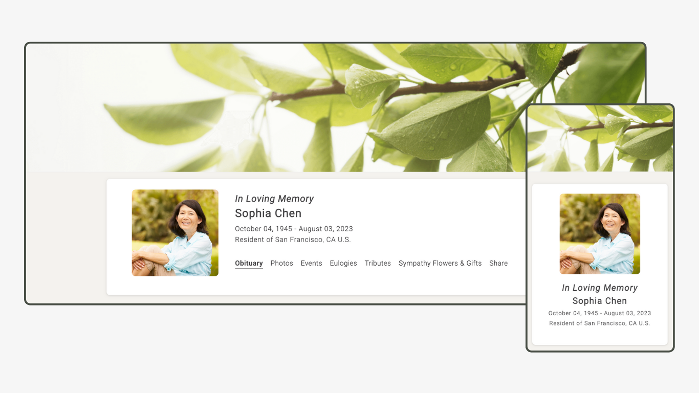 Memoria Page Design 19