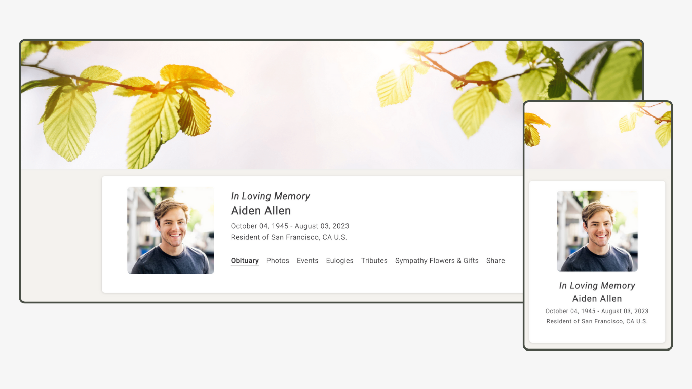 Memoria Page Design 24