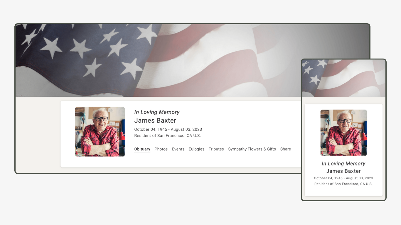 Memoria Page Design 3