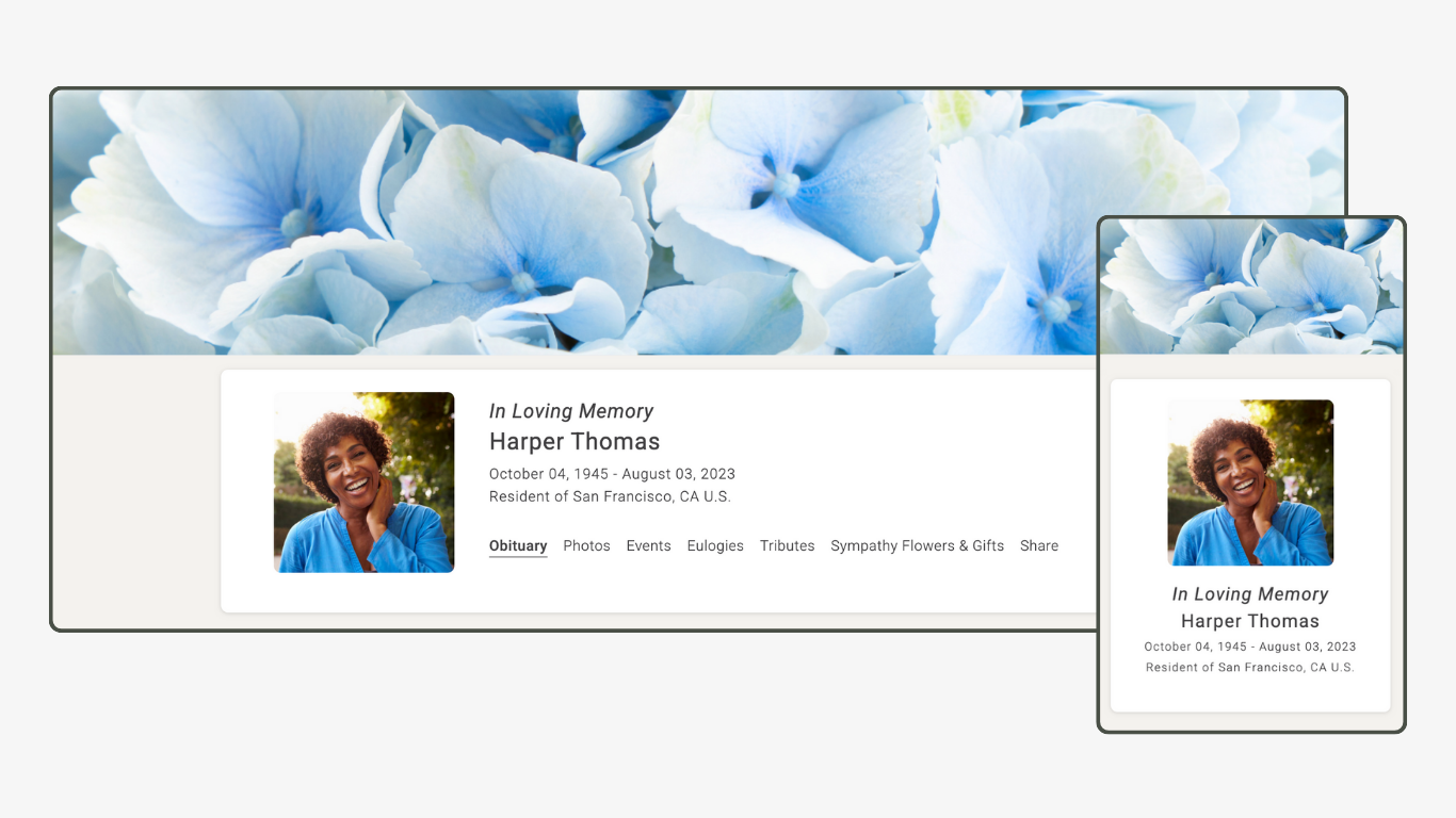 Memoria Page Design 30