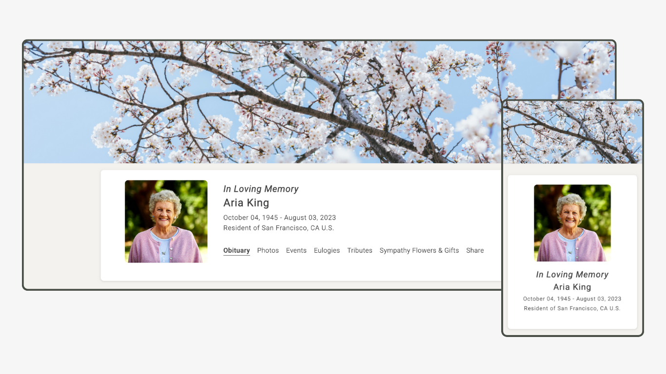 Memoria Page Design 32