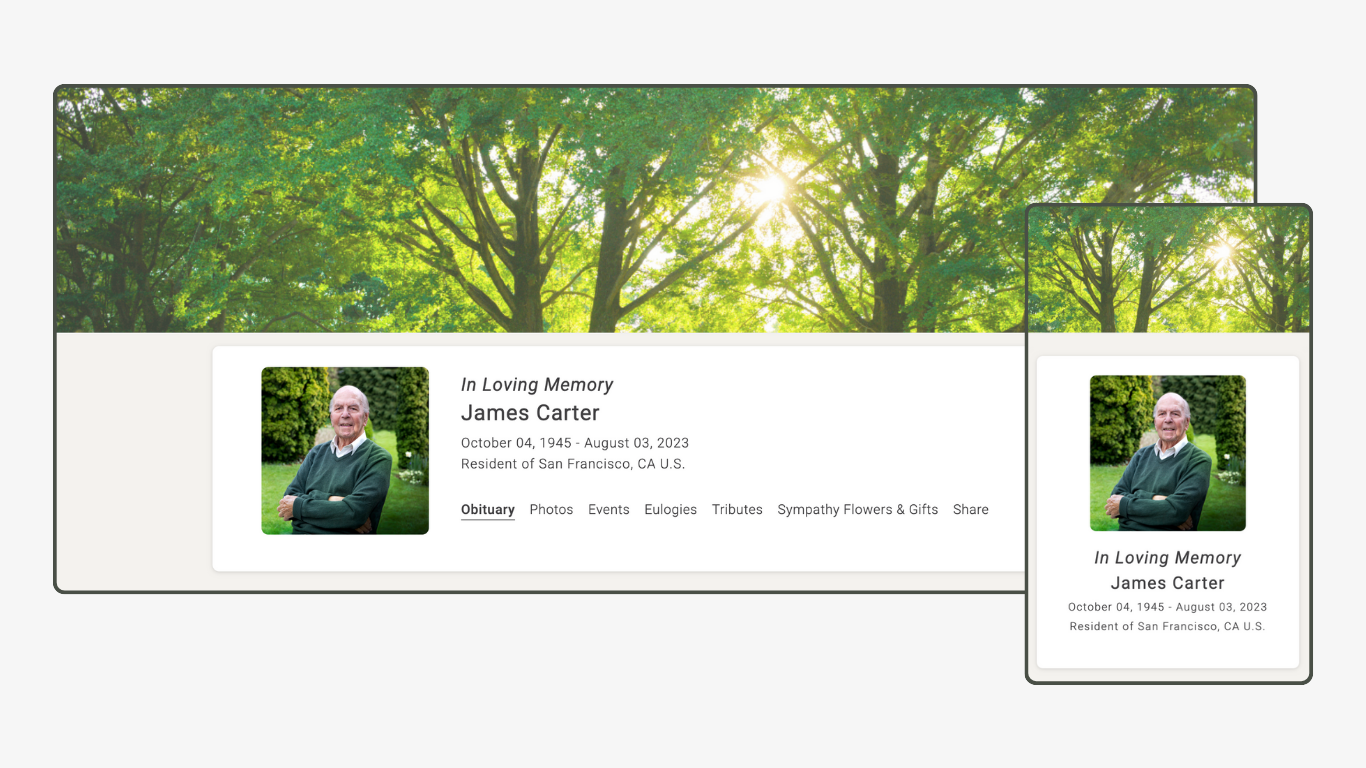Memoria Page Design 49