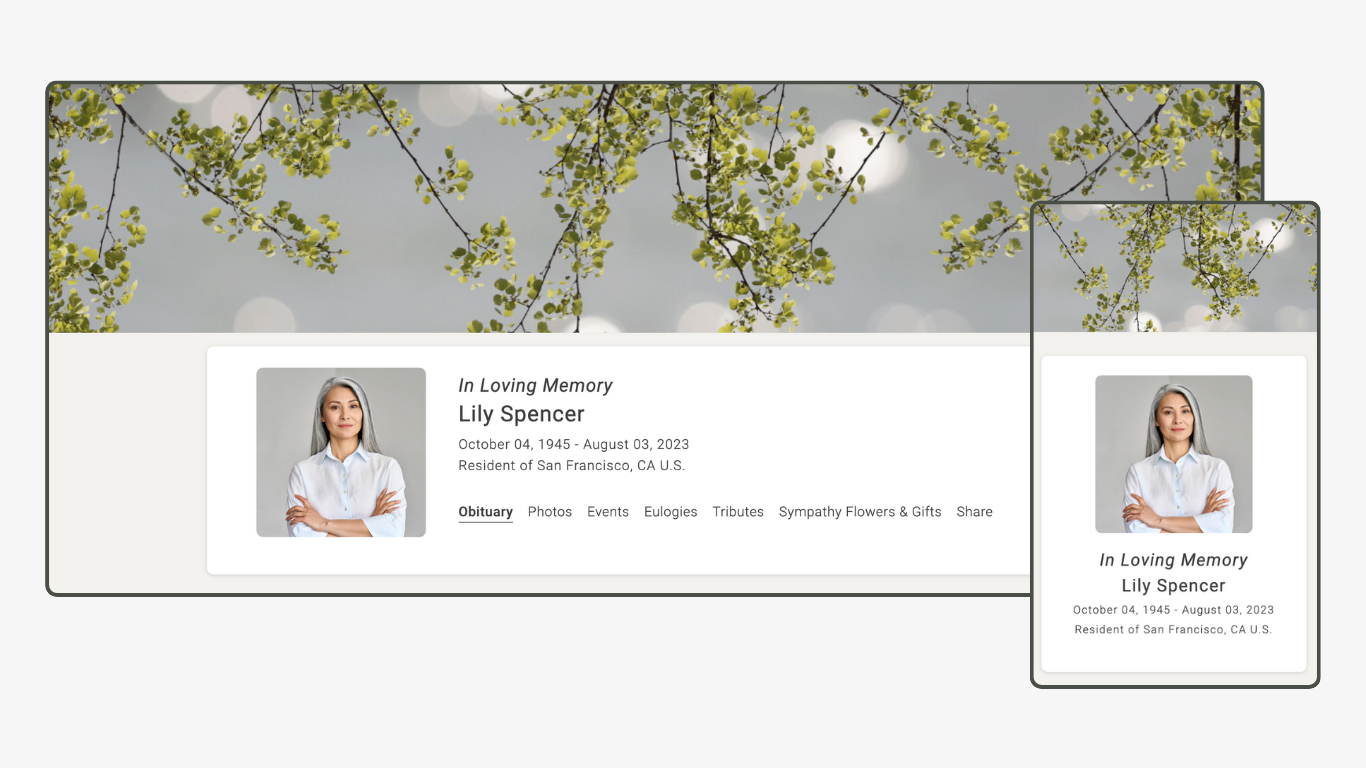 Memoria Page Design 63