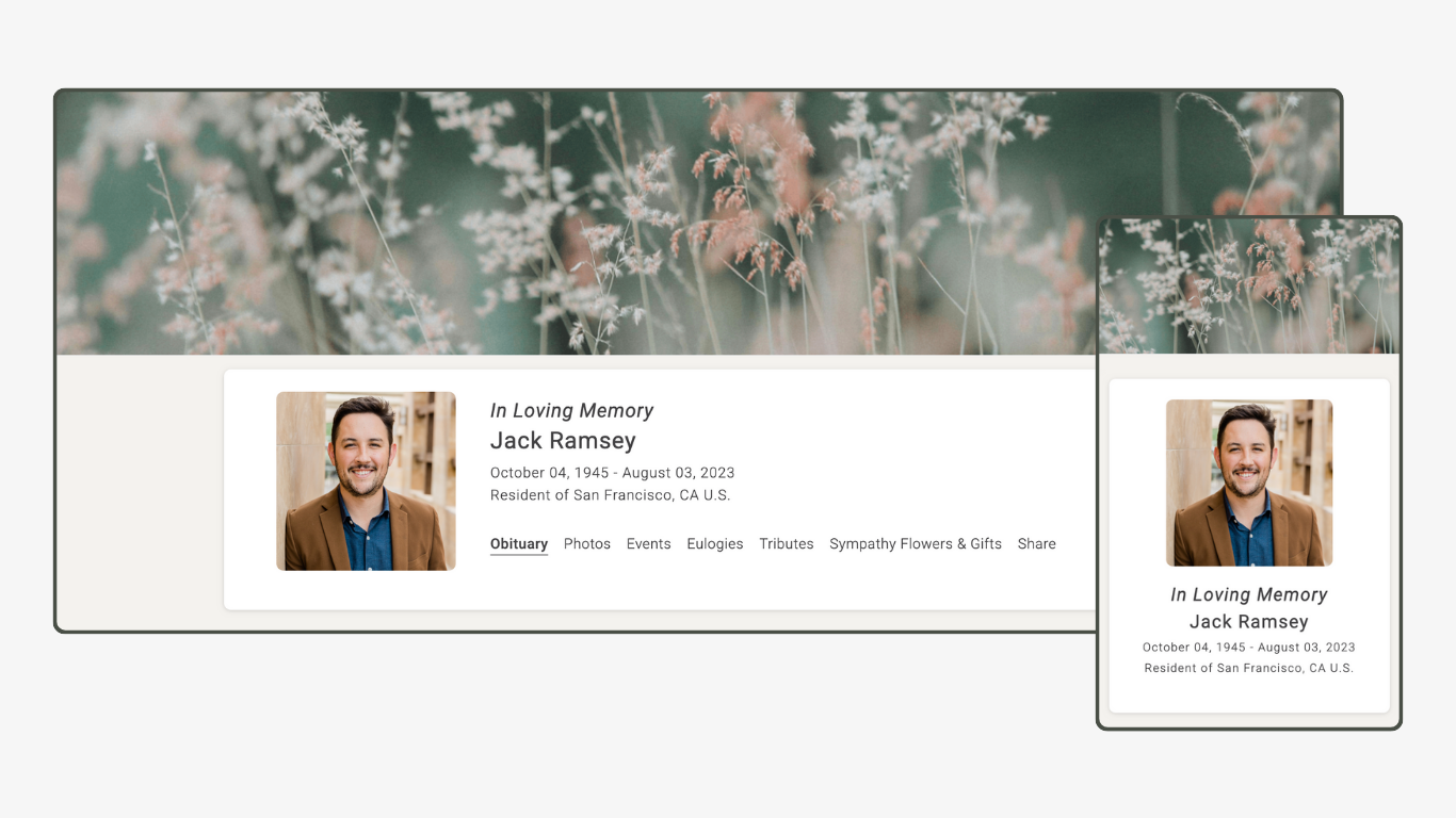 Memoria Page Design 73
