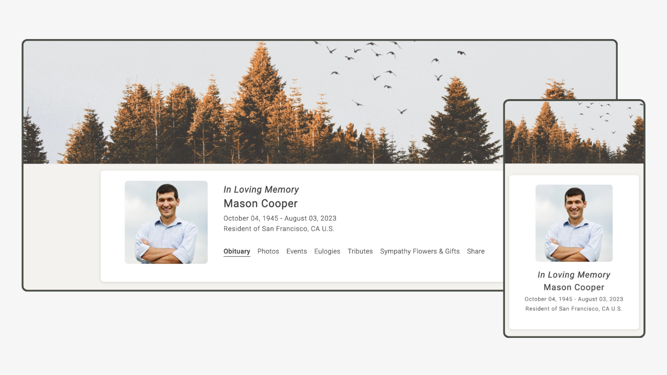 Memoria Page Design 87