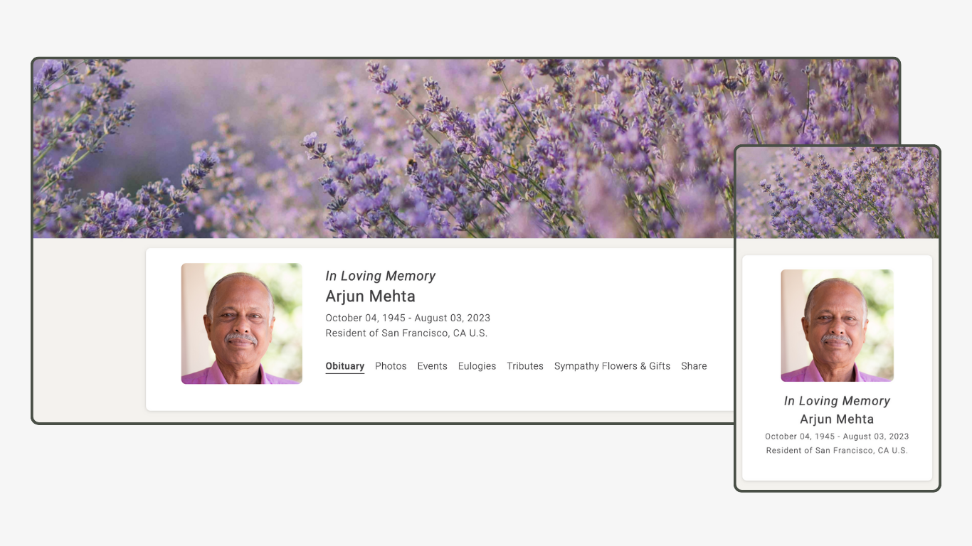Memoria Page Design 88