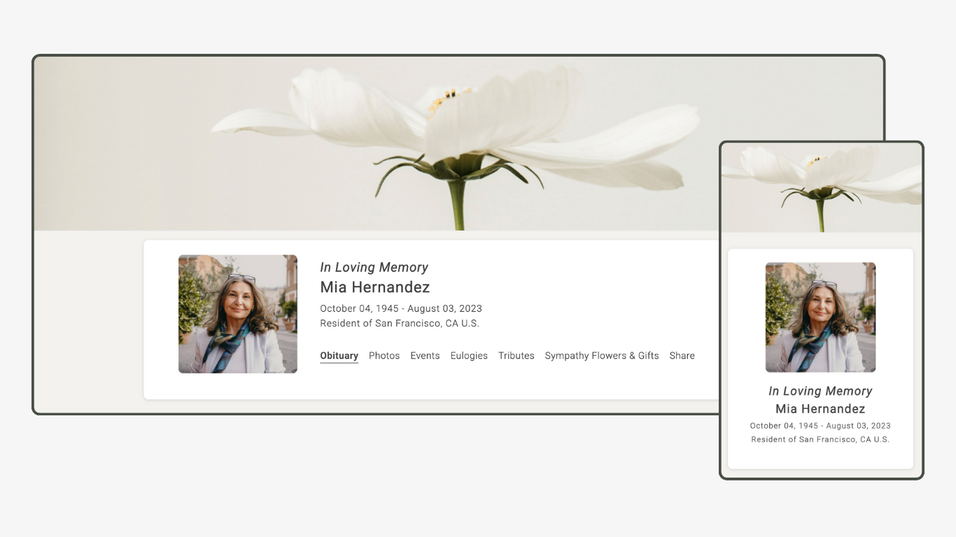Memoria Page Design 9