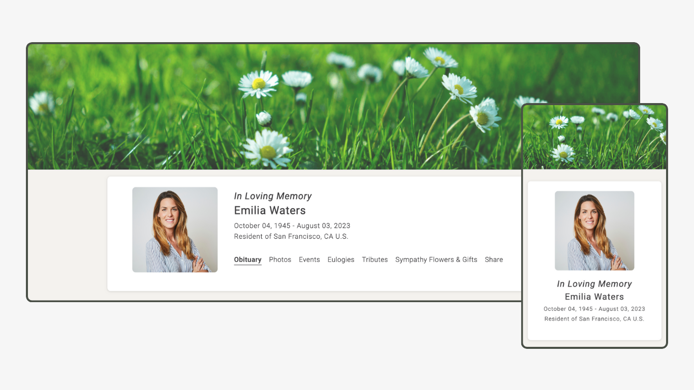 Memoria Page Design 90