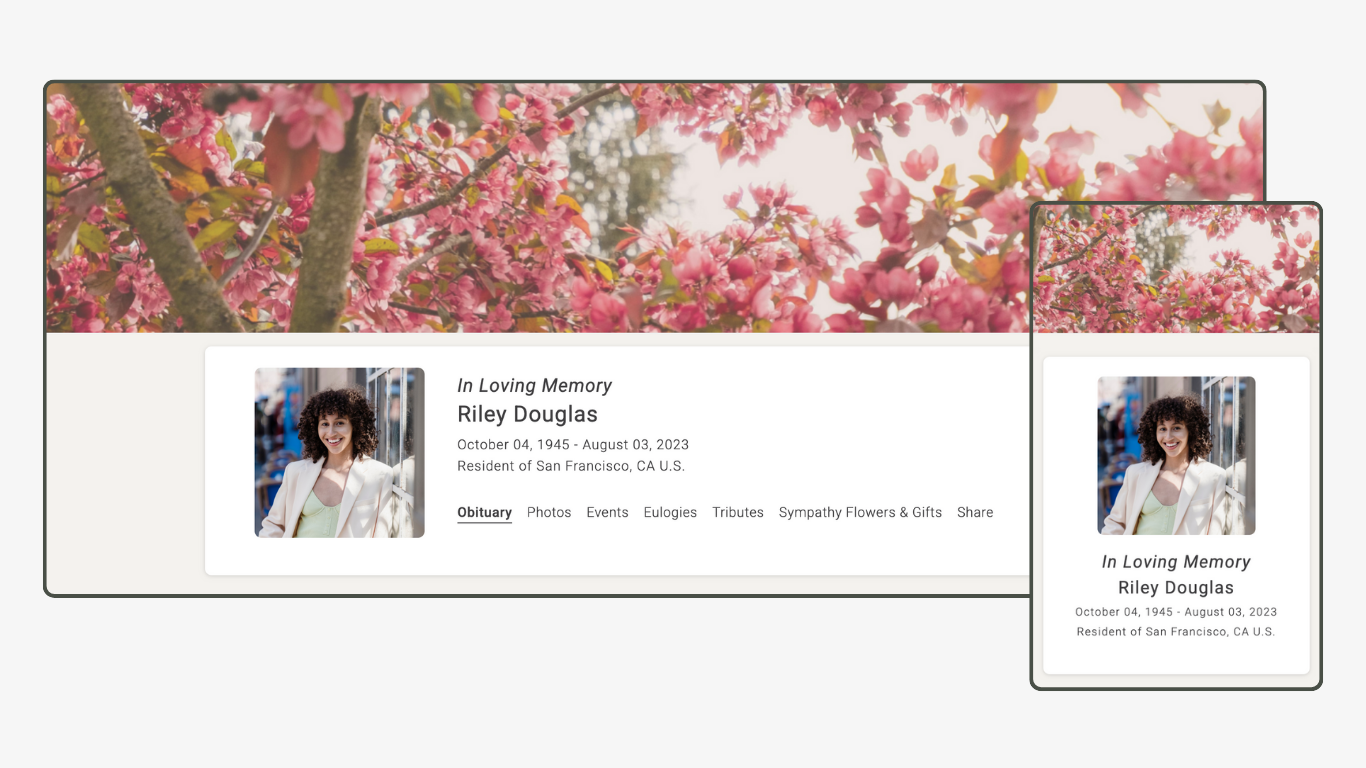 Memoria Page Design 92